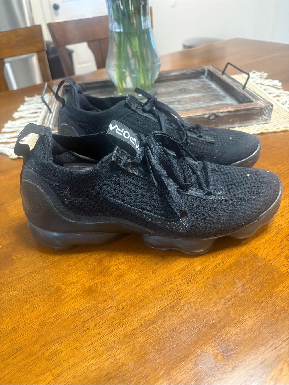 Nike Black VaporMax Flyknit Men's Sneakers